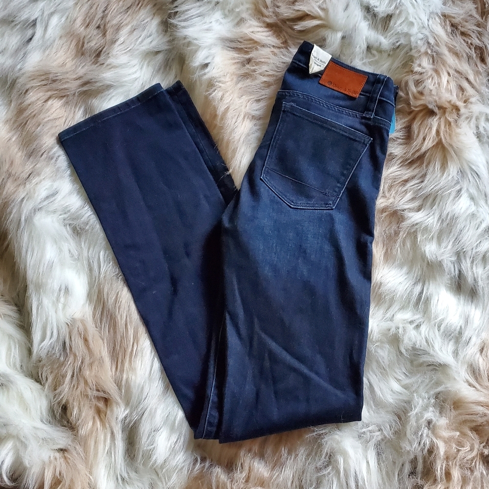 Henry & Belle Dark Blue Straight Leg Jeans